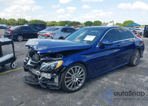 2017 Mercedes-Benz C 300 Luxury/Sport from USA, damaged, VIN WDDWF4JB6HR236360
